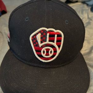 Milwaukee Brewers 4th of July Hat